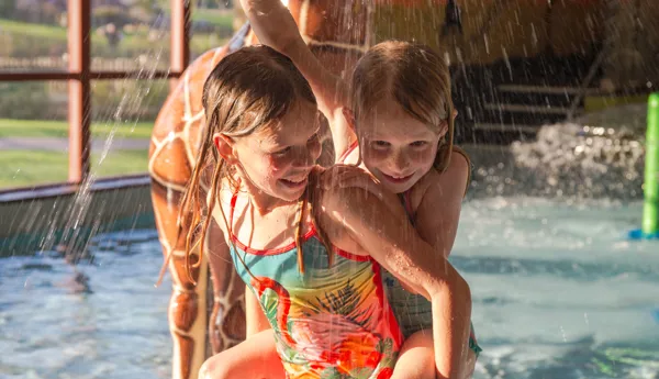 Children at the Savannah Splash Pool