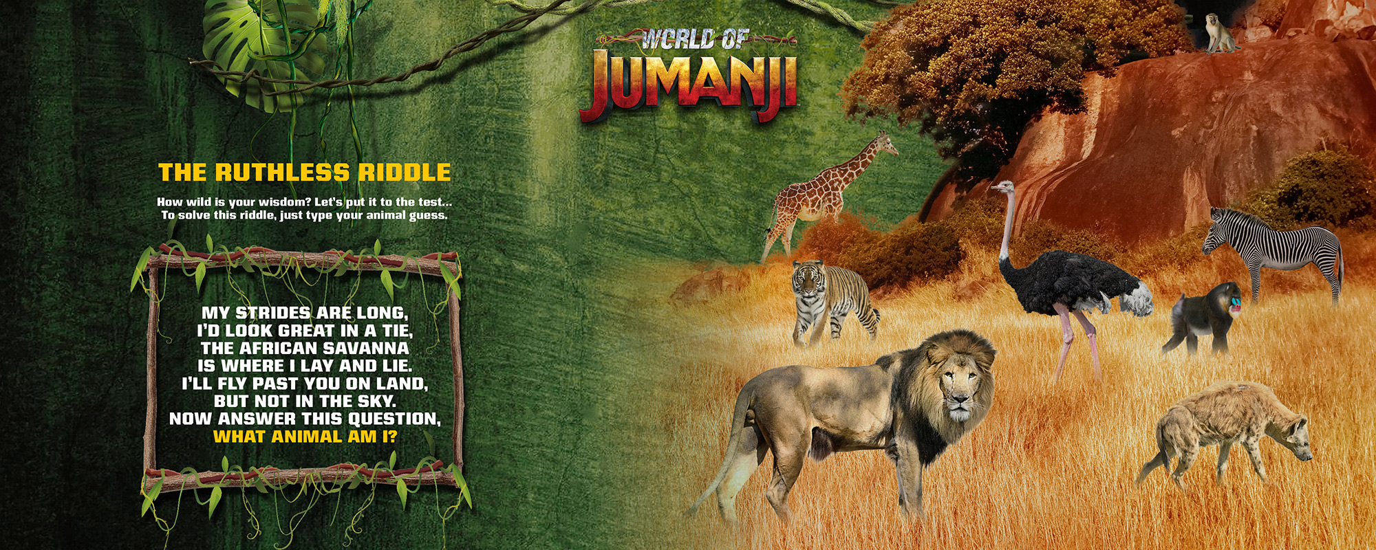 220405 Jumanji Ruthless Riddle 2000X800